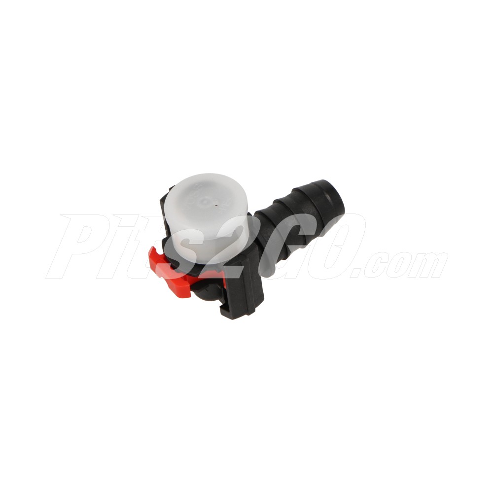 Conexión 90 para manguera 5/8 roja para Tractocamión, Marca Volvo, compatible con FH image number 2