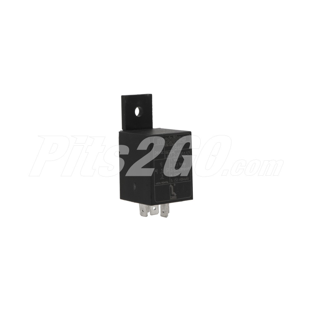 Relevador de tiempo 24 VDC 5 patas para Tractocamión, Marca Volvo, compatible con FH image number 1