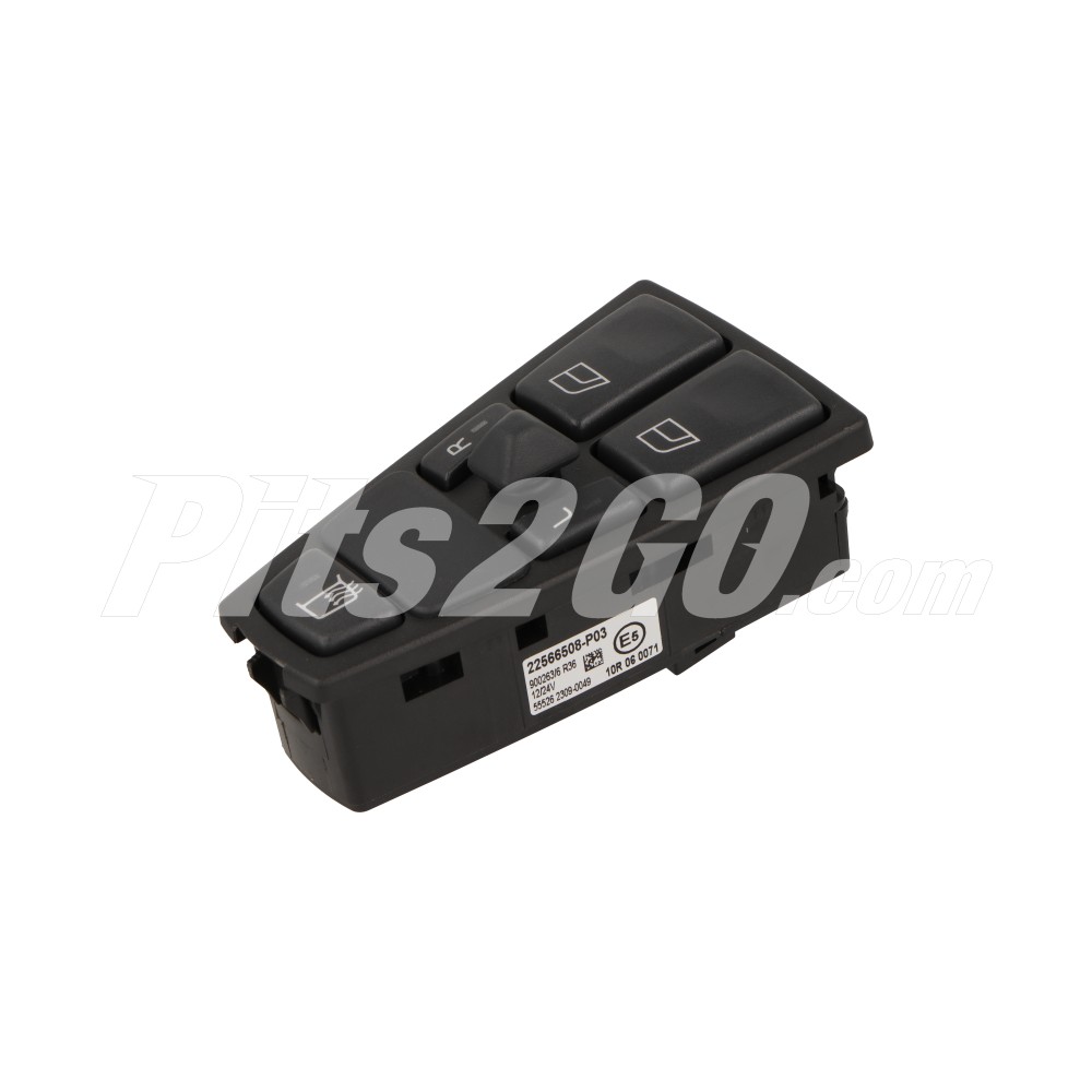Switch de vidrios izquierdo para Tractocamión, Marca Volvo, compatible con FH,FM image number 2