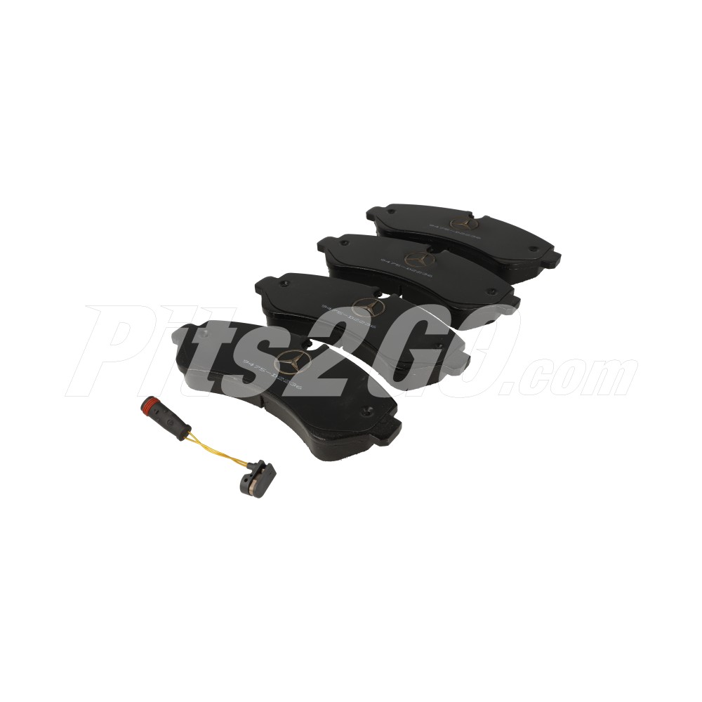 Balata ceramic con herraje, para Tractocamión, Marca del producto: Mercedes-Benz, compatible con: Genérico,Número de parte: MB39475D2236 image number 1