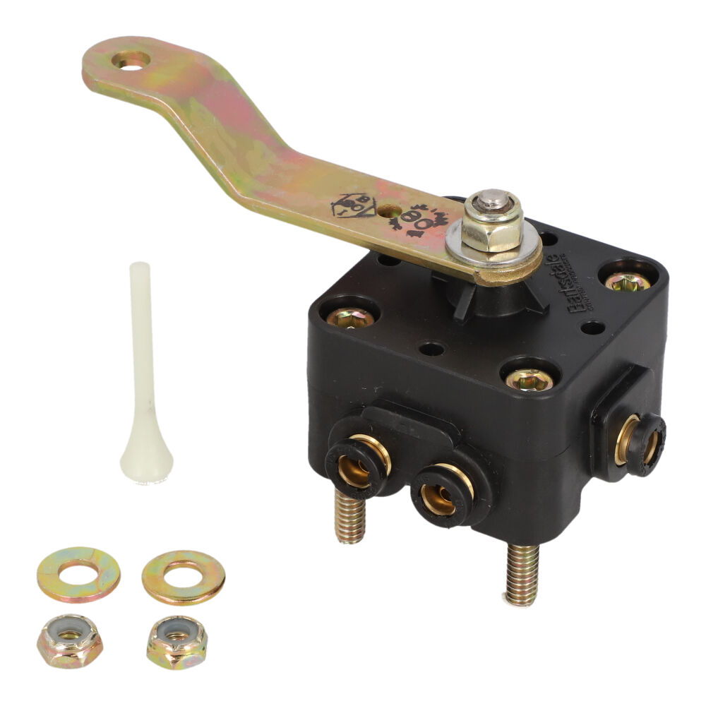 Válvula niveladora de suspensión delantera para Tractocamión, Marca Barksdale, compatible con Genérico image number 0