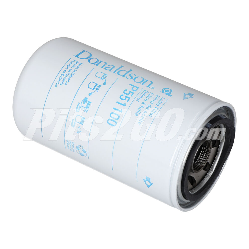 Filtro de aceite enroscable para Tractocamión, Marca Donaldson, compatible con Genérico image number 1
