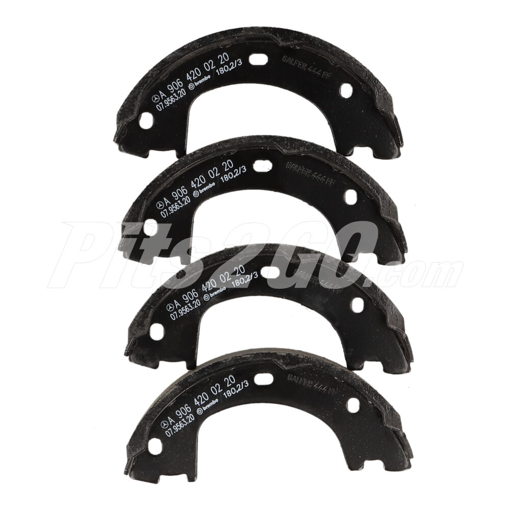 Juego balatas, para Vanes, Marca del producto: Mercedes-Benz, compatible con: Sprinter,Número de parte: A9064200420 image number 2