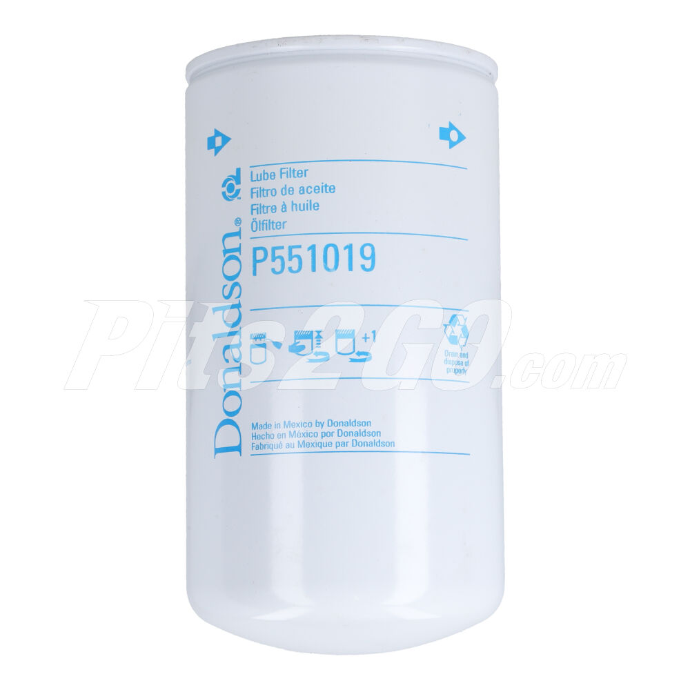 Filtro lubricador para Tractocamión, Marca Donaldson, compatible con Genérico image number 2