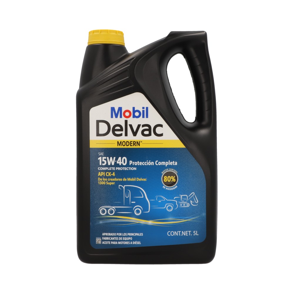 Aceite para motores a diésel SAE 15W-40 API CK-4, garrafa 5 litros image number 0