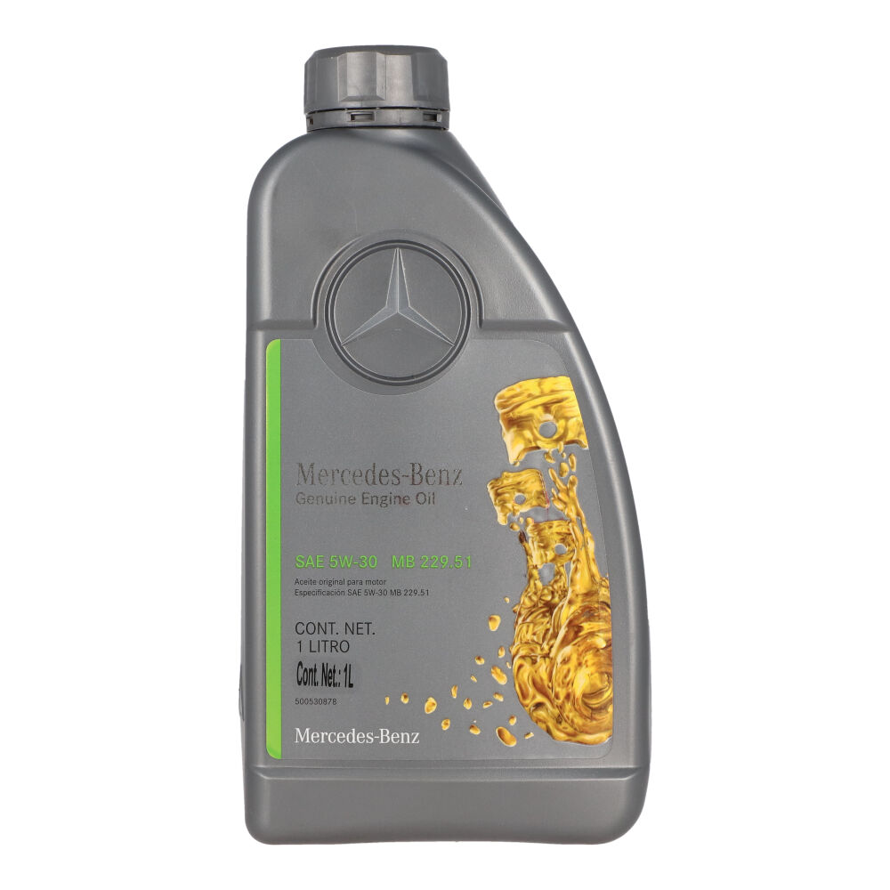 Aceite para motor SAE 5W-30 MB 229.51, 1 litro, para Vanes, Marca del producto: Mercedes-Benz, compatible con: Sprinter,Número de parte: A000989540411FLEM image number 0