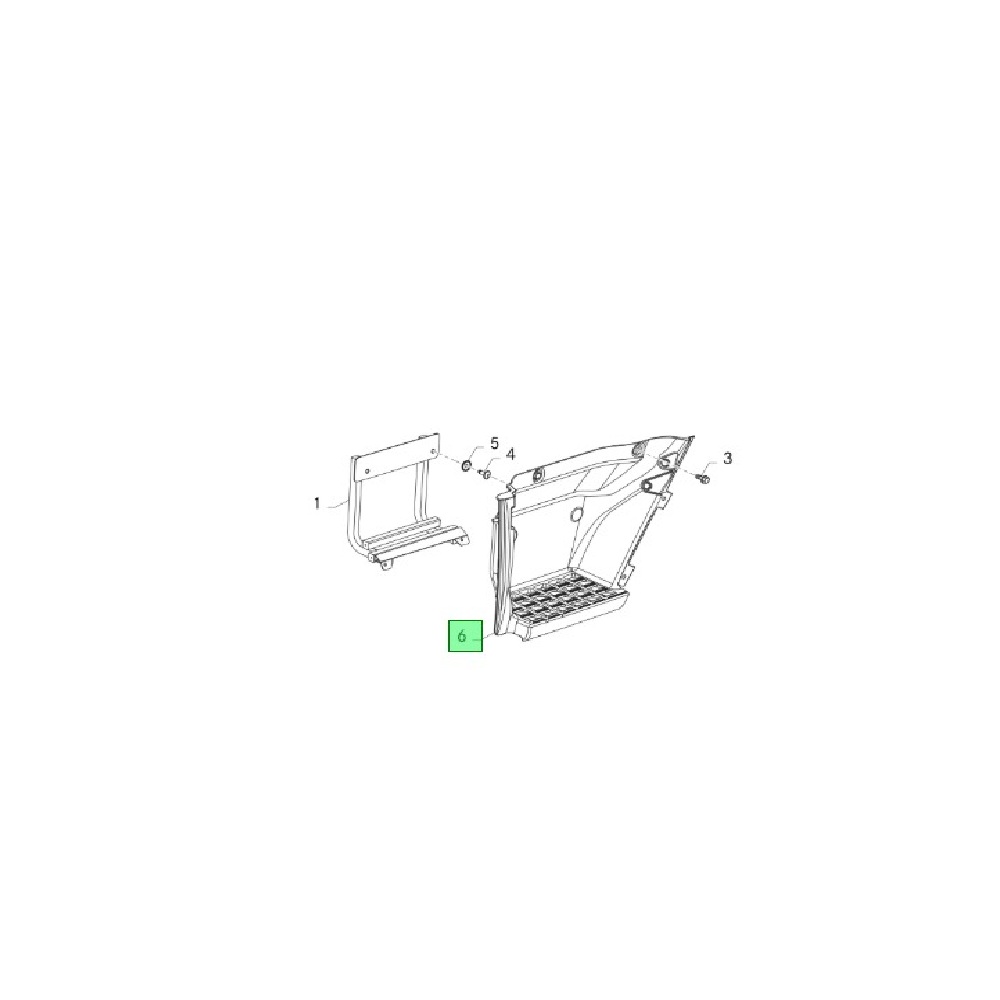 Entrada delantera derecha/ paso, para camión, Marca del producto de producto Mitsubishi, compatible con FL360