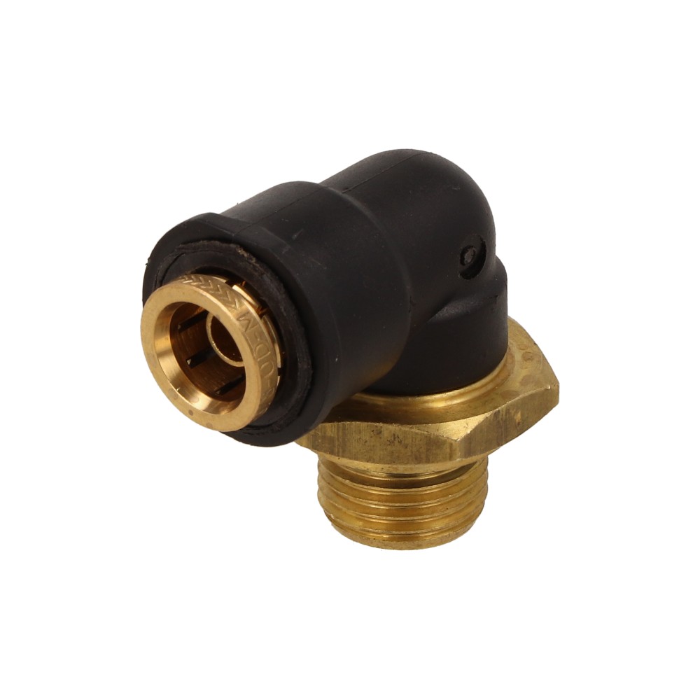 Niple angular 3/8 m 16 x 1.5 rosca para Tractocamión, Marca Volvo, compatible con FH image number 0