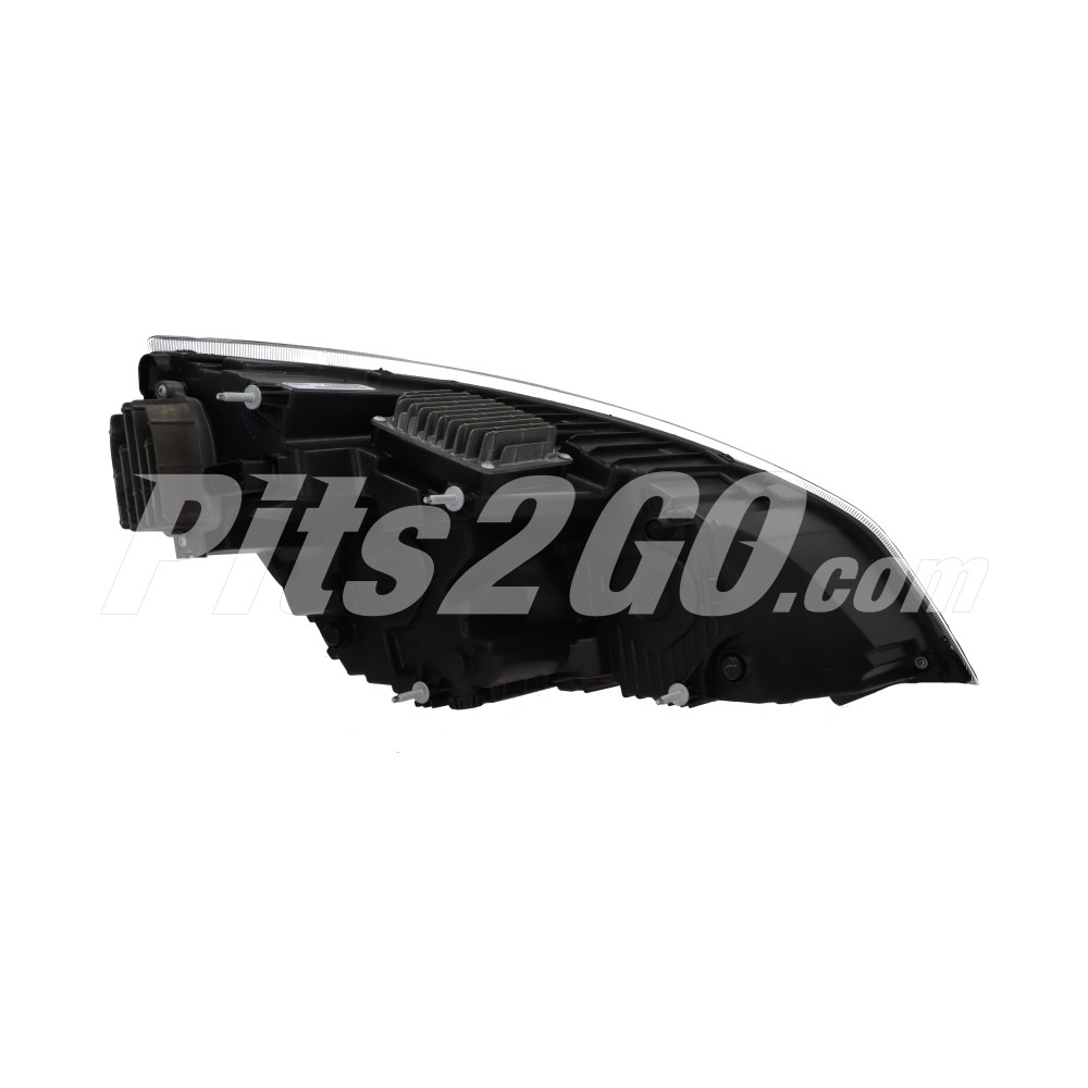 Faro izquierdo modulo led negro para Tractocamión, Marca Freightliner, compatible con Cascadia image number 1