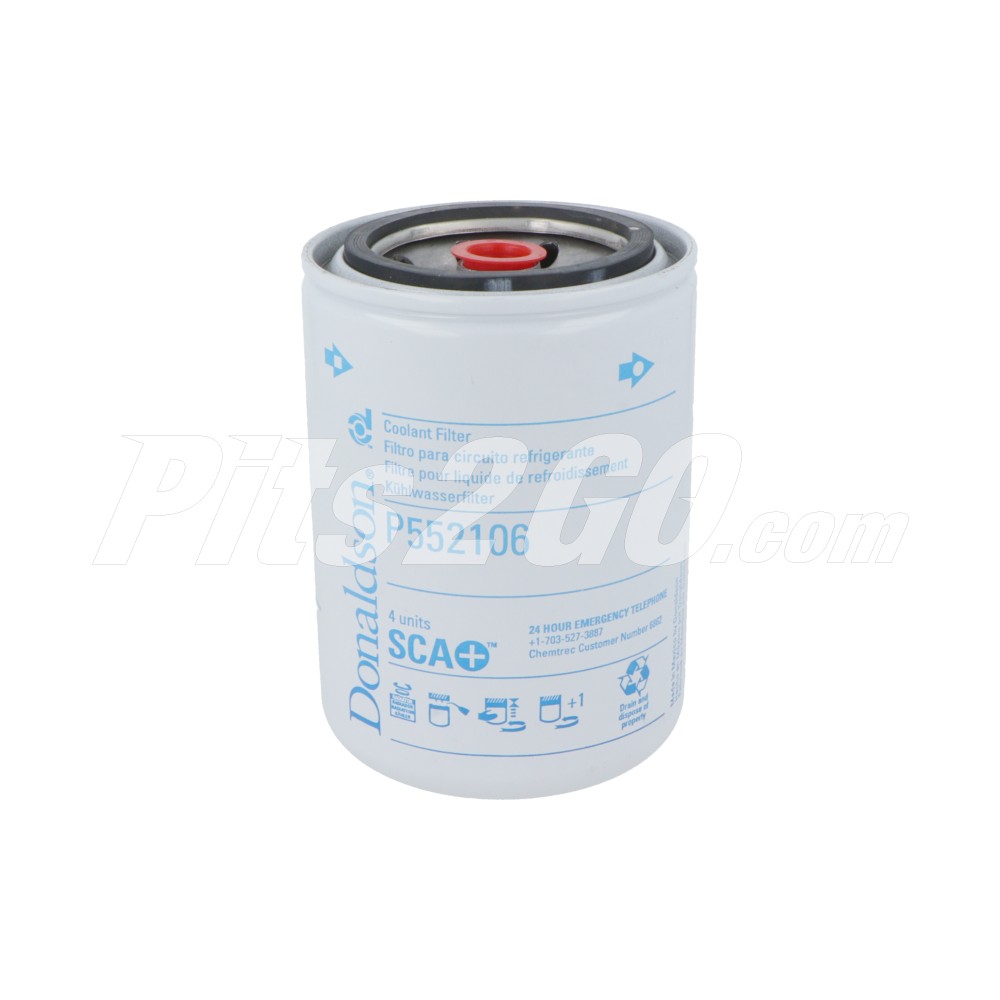 Filtro refrigerante enroscable para Tractocamión, Marca Donaldson, compatible con Cascadia image number 1