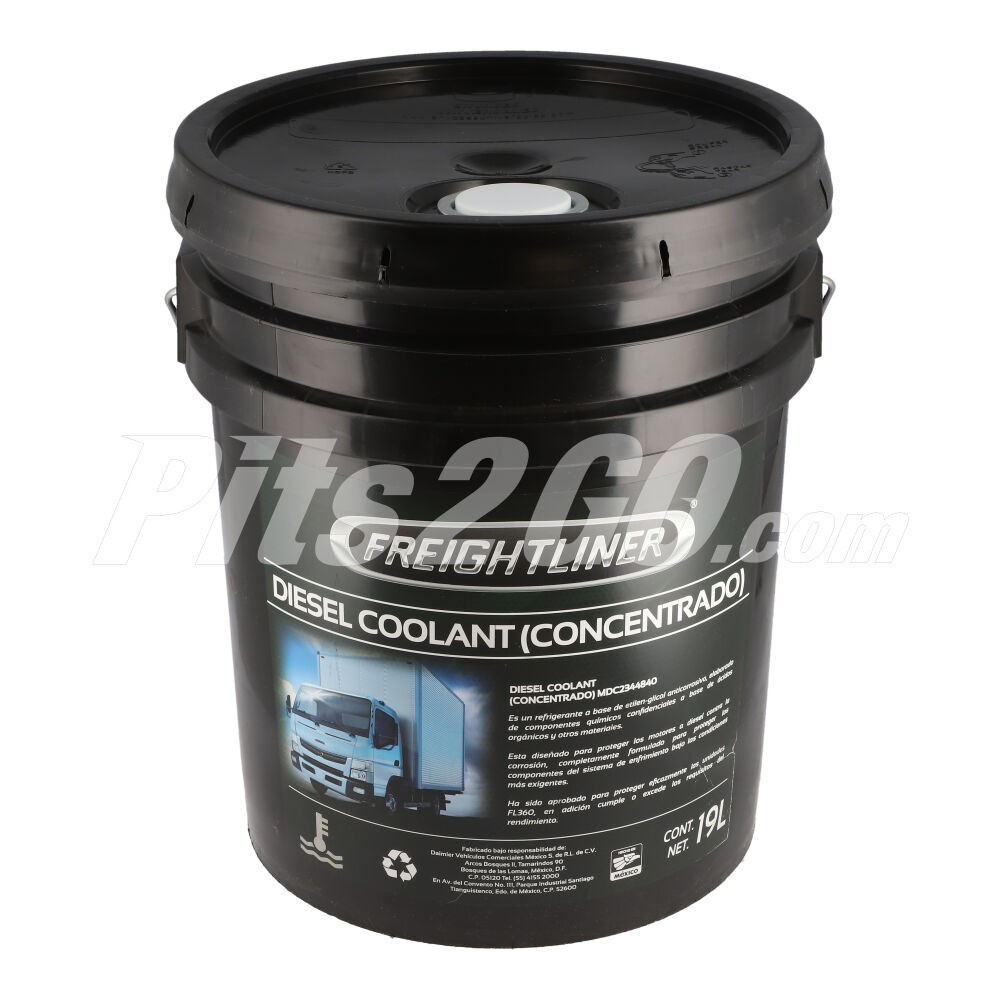 Anticongelante freightliner (concentrado) Cubeta 19 litros,Marca del producto: Freightliner,"Número de parte: MDC2344840 image number 1