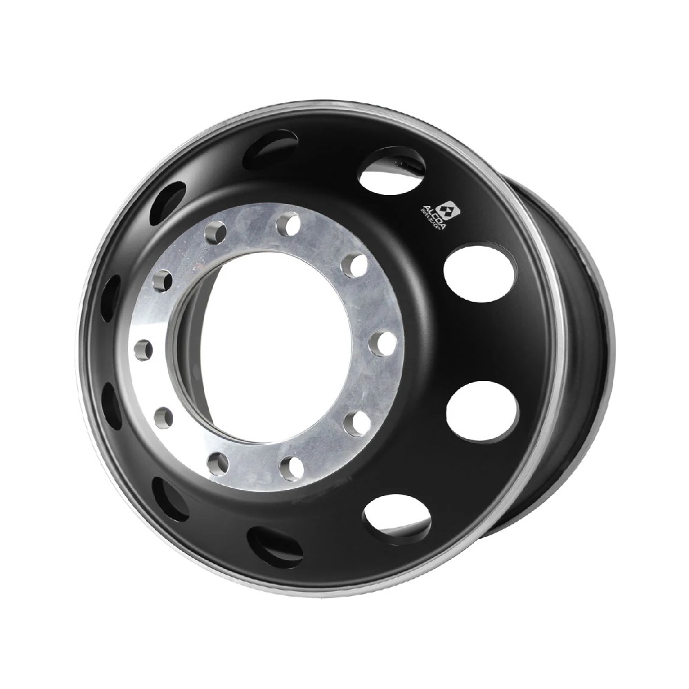 Rin aluminio 22.5 X 8.25 pulgadas 660 BK 10.79 para Tractocamión, Marca Freightliner, compatible con Business Class