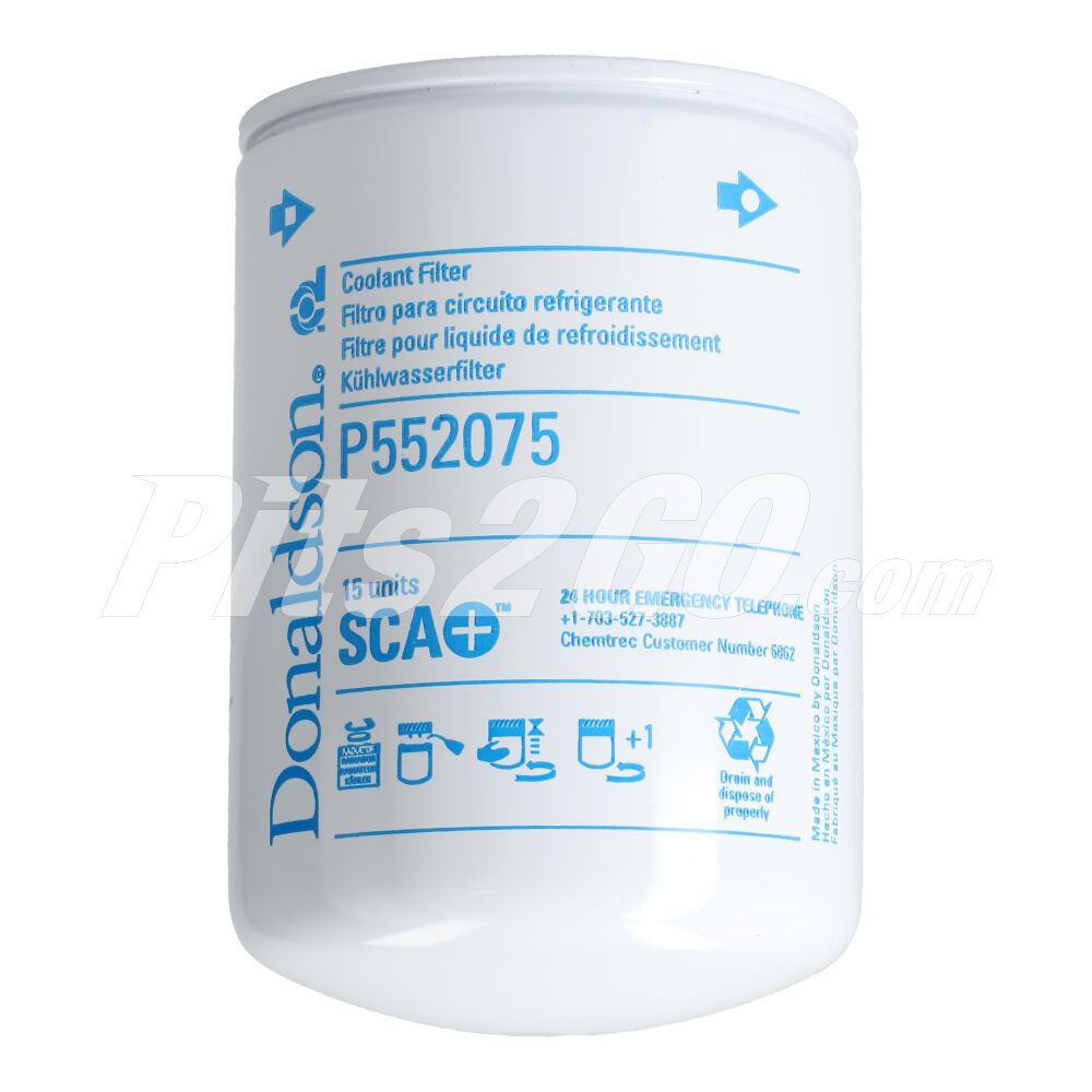 Filtro para refrigerante, anticongelante o agua tipo sellado, para Tractocamión, Marca del producto: Donaldson, compatible con: Genérico,número de parte:,DNP552075 image number 2