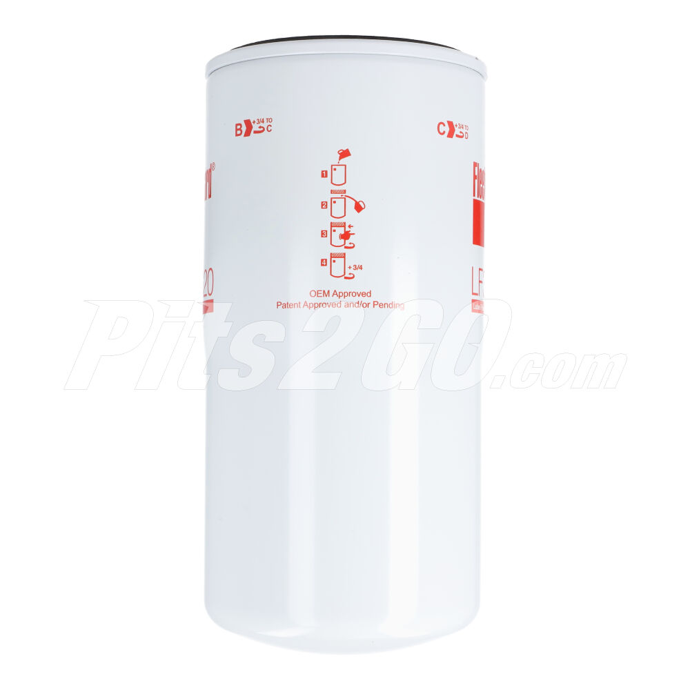 Filtro de aceite para Tractocamión, Marca Fleetguard, compatible con Genérico image number 2