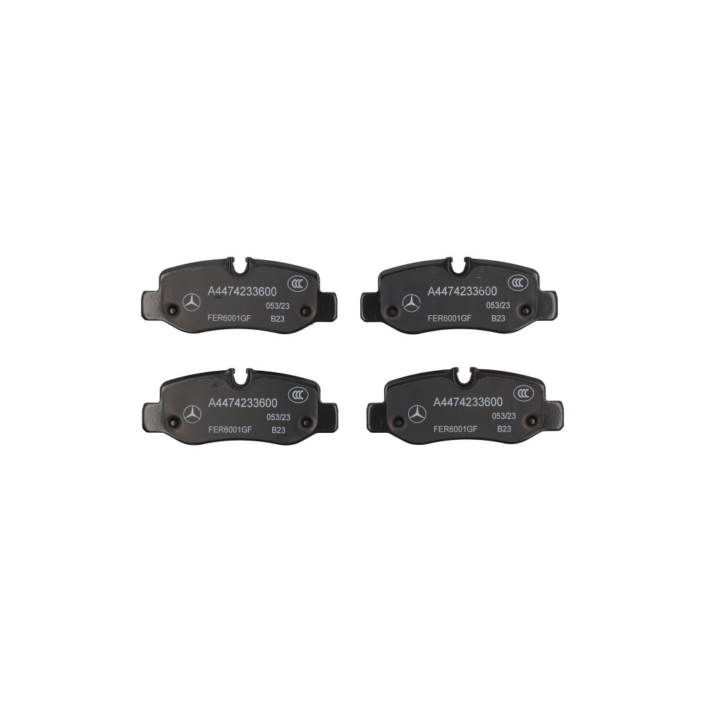Balatas traseras para Vanes, Marca Mercedes-Benz, compatible con Sprinter