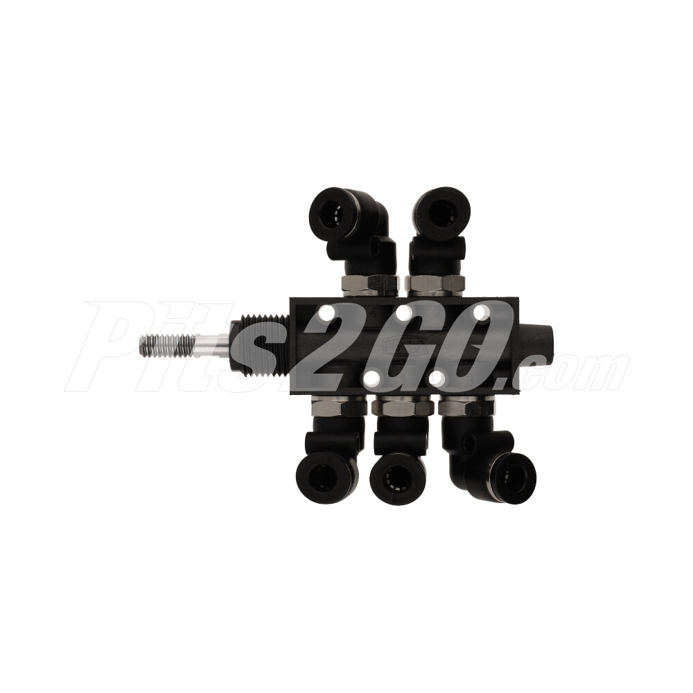 Polo válvula neumática 5 vías para Buses, Marca Marcopolo, compatible con Boxer, MBO image number 3