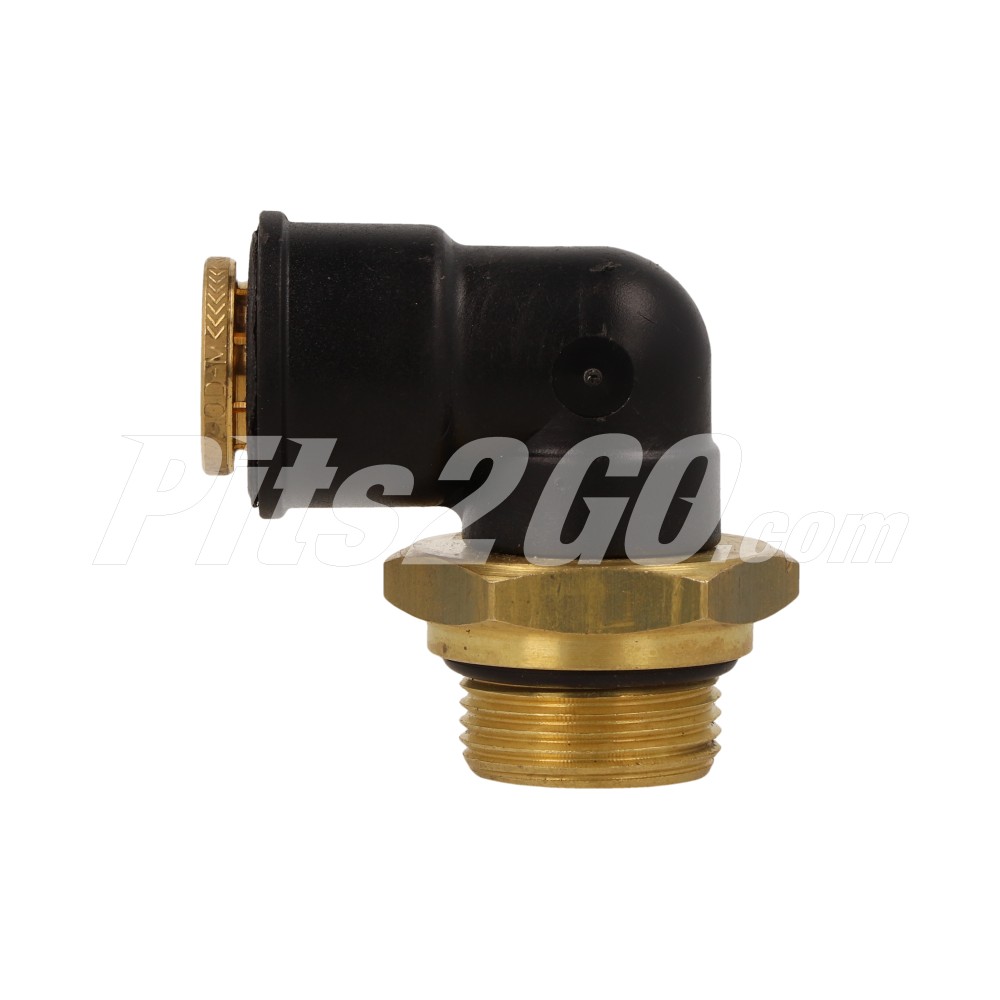 Niple angular 1 2  m 22 x 1.5 rosca para Tractocamión, Marca Volvo, compatible con FH image number 1