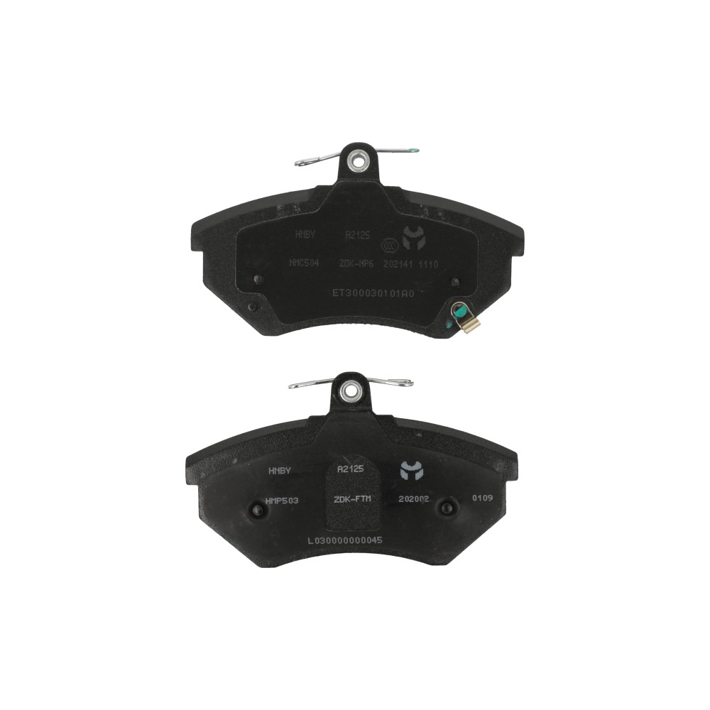 Conjunto de pasta de freno delantero para Camión, Marca Foton, compatible con Foton image number 0