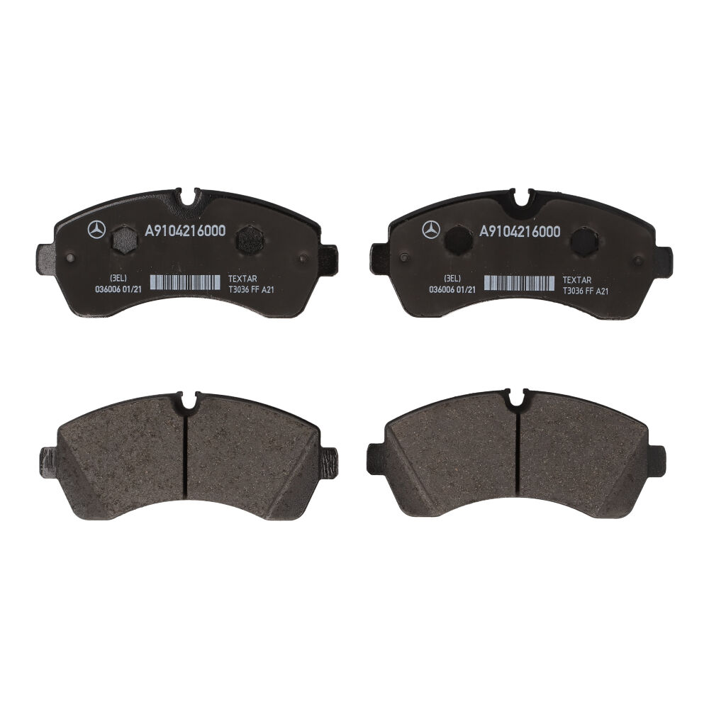 Balatas delantera para Vanes, Marca Mercedes-Benz, compatible con Sprinter