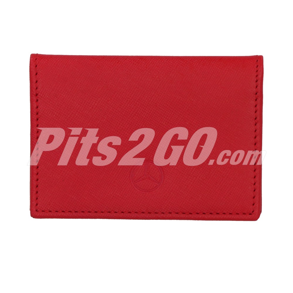 Tarjetero piel ternera forro rojo, Marca Mercedes-Benz image number 2