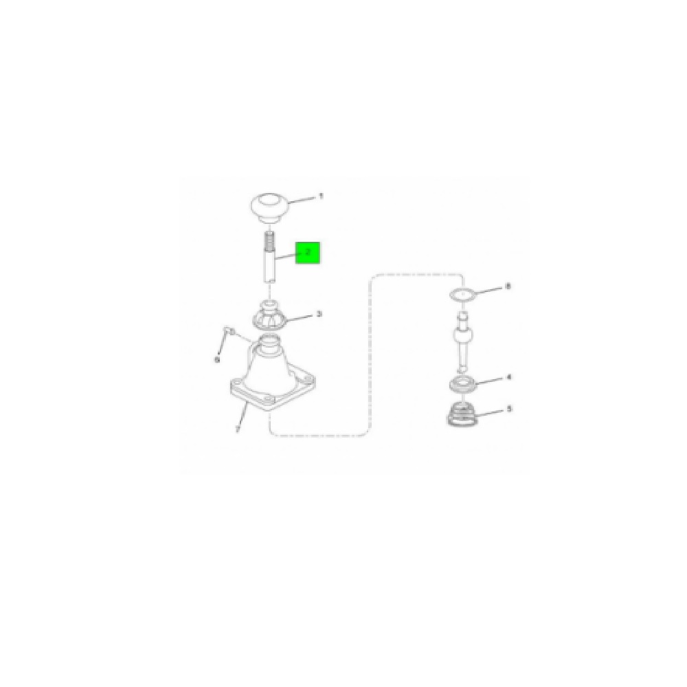Palanca de velocidades para Tractocamión, Marca Eaton-Fuller, compatible con FLD 120 y FLD 112 image number 0