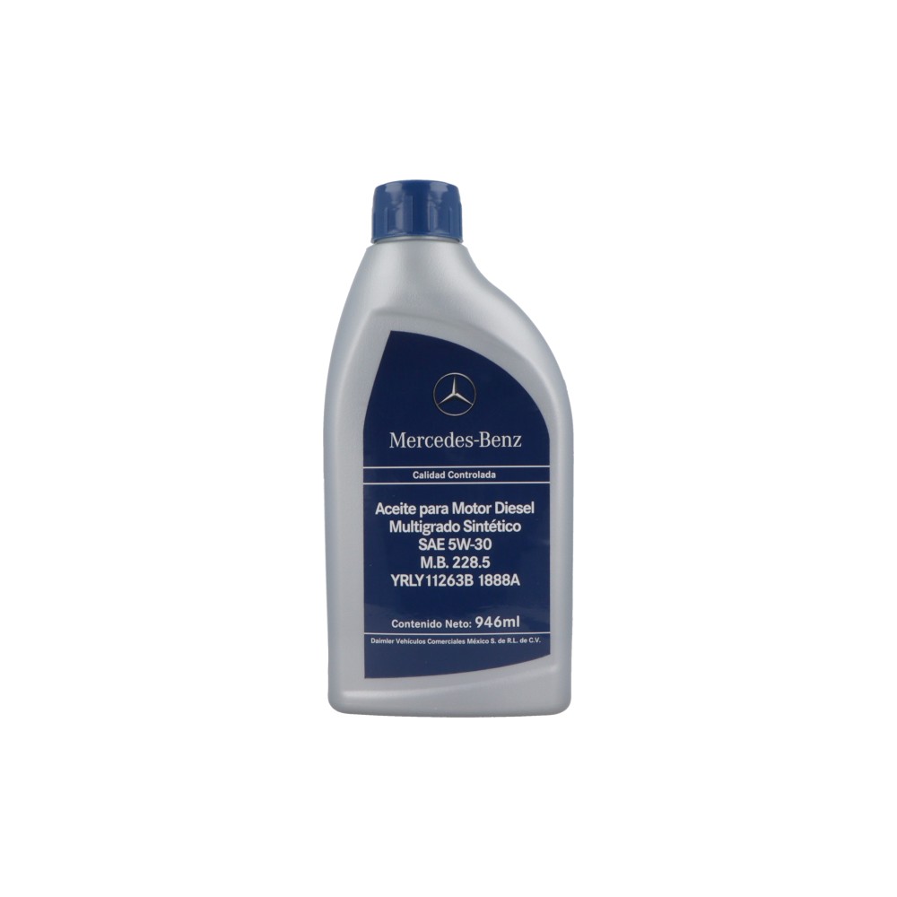 Aceite para motor diésel Multigrado sintético SAE 5W-30. 1 litro. image number 0