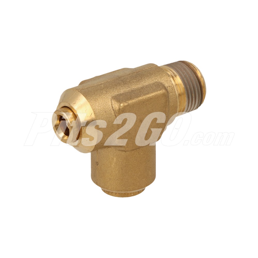 Conexión T 3/8 npt x 1/4 x 3/8 para Tractocamión, Marca Volvo, compatible con FH image number 2