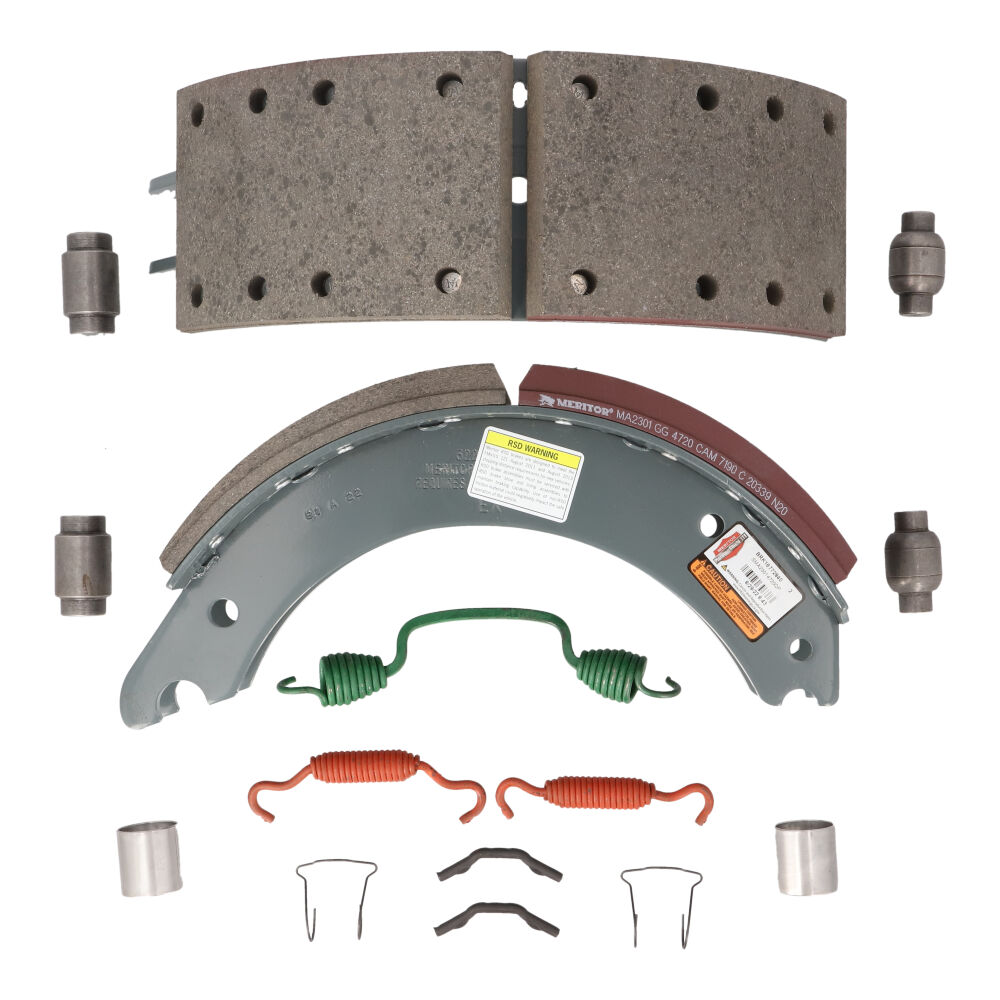 Juego zapata nuevo para Tractocamión, Marca Meritor, compatible con Genérico image number 0