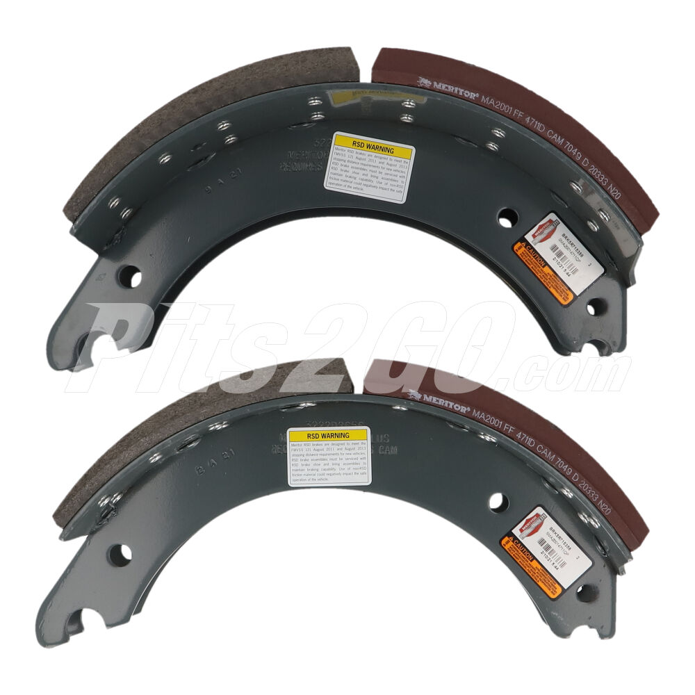 Kit balatas y herrajes trasero, para Tractocamión, Marca del producto: Meritor, compatible con: Columbia,Número de parte: TDAKSMA20014711QP image number 3