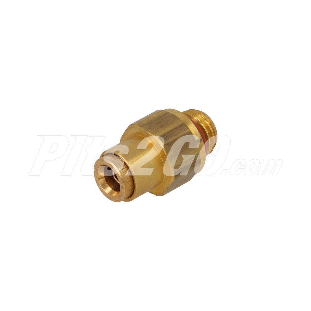 Conexión compresor m12x1.5 x 1/4 tubo para Tractocamión, Marca Volvo, compatible con VNL image number 1