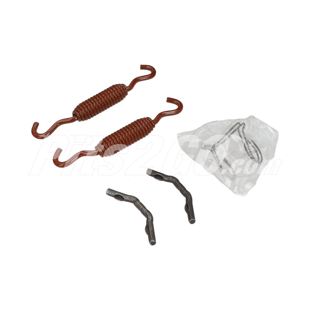 Kit de balatas traseras con herrajes para Tractocamión, Marca Freightliner, compatible con Genérico image number 3