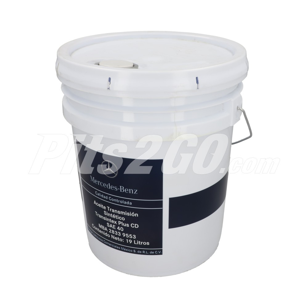 Aceite para transmisión sintético SAE 40 Cubeta 19 litros, para Camión, Marca del producto: Mercedes-Benz, compatible con: FL360,Número de parte: MBA28339553 image number 1