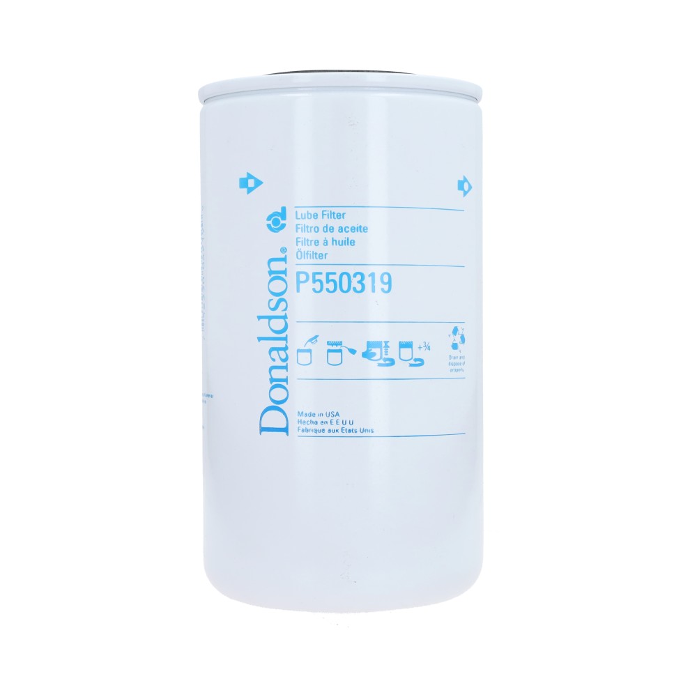 Filtro aceite para Tractocamión, Marca Donaldson, compatible con Genérico
