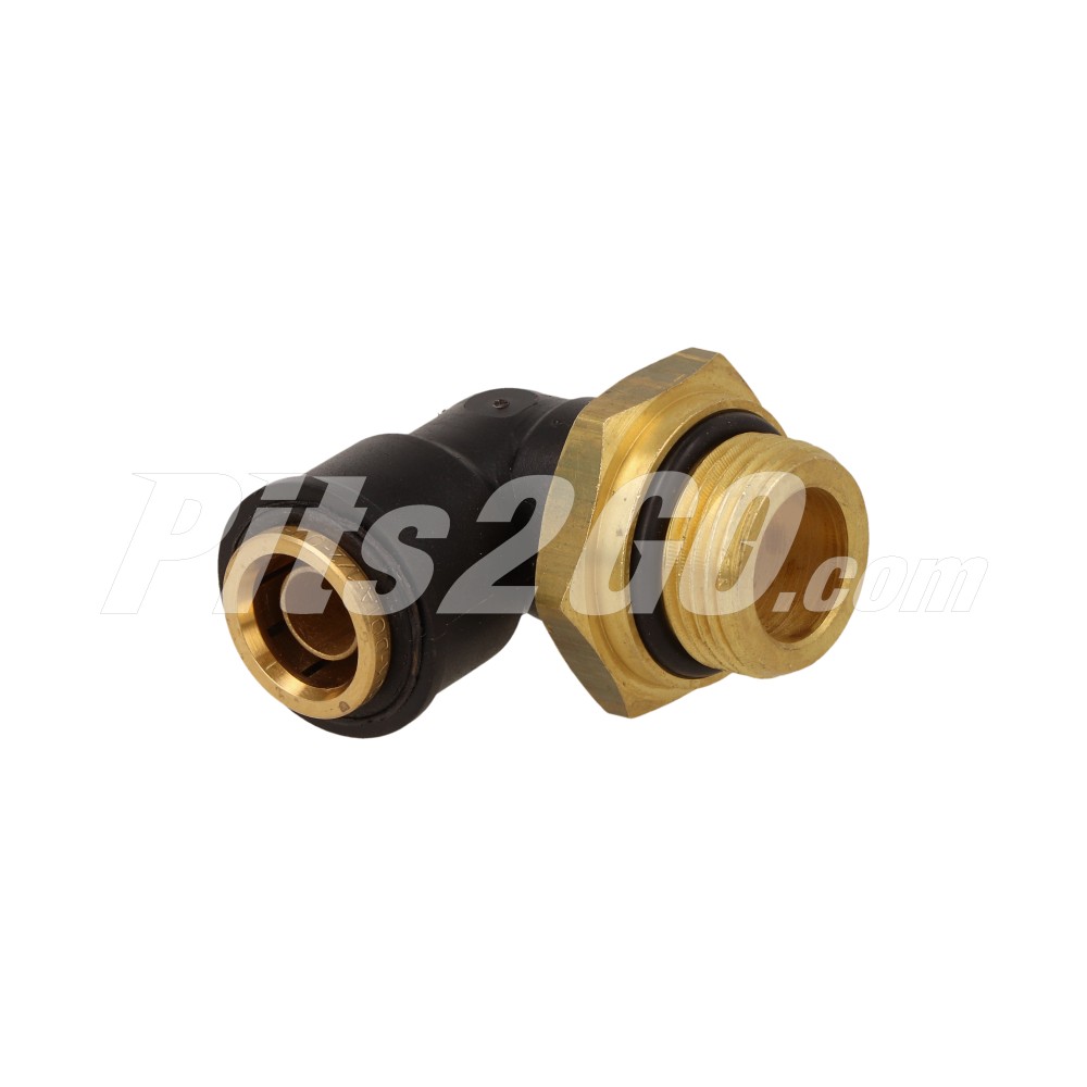 Niple angular 1 2  m 22 x 1.5 rosca para Tractocamión, Marca Volvo, compatible con FH image number 2